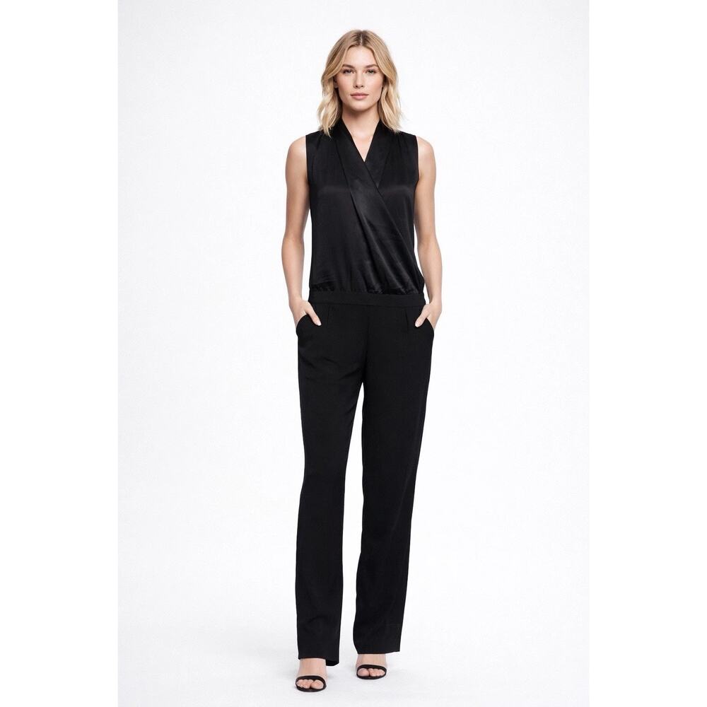 Monika Chiang Silk Sleeveless Jumpsuit